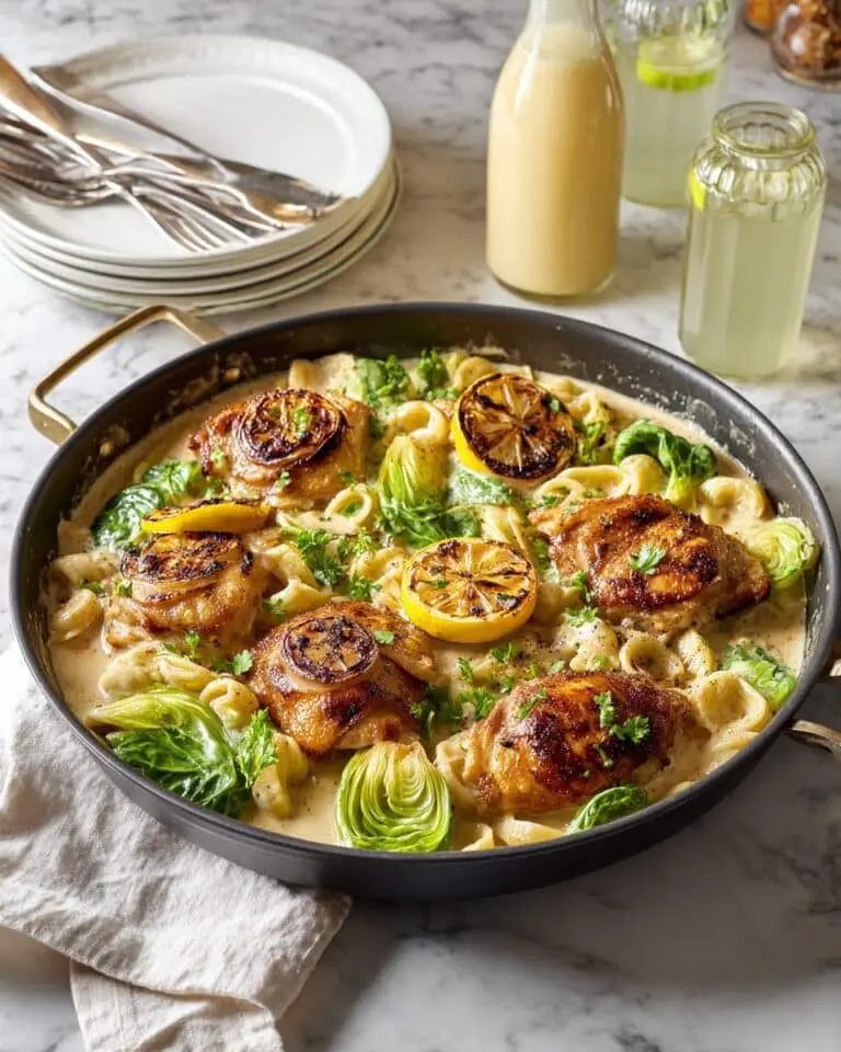 One Pot Lemon Chicken and Orzo Recipe