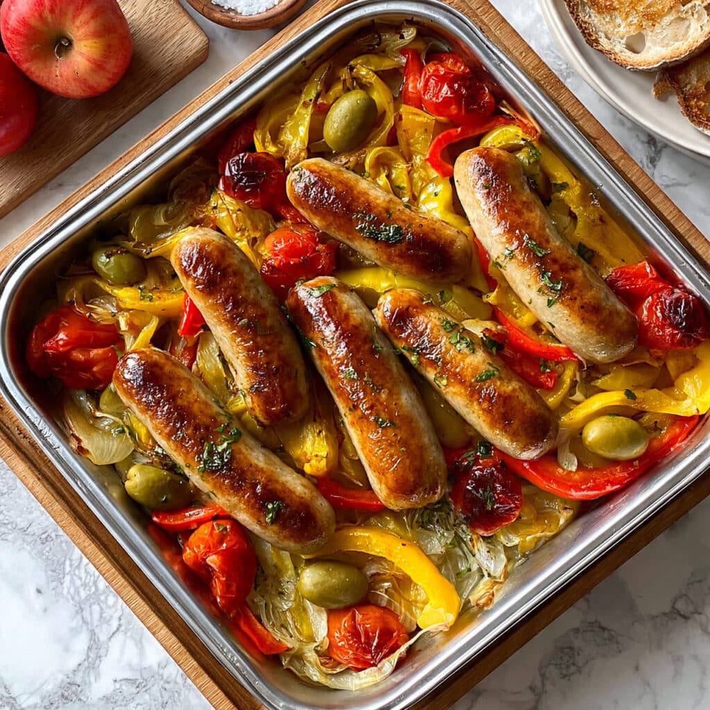 One-Pan Italian Sausage and Peppers Recipe