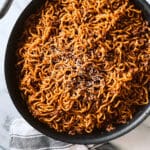 Mongolian Ground Beef Noodles Recipe