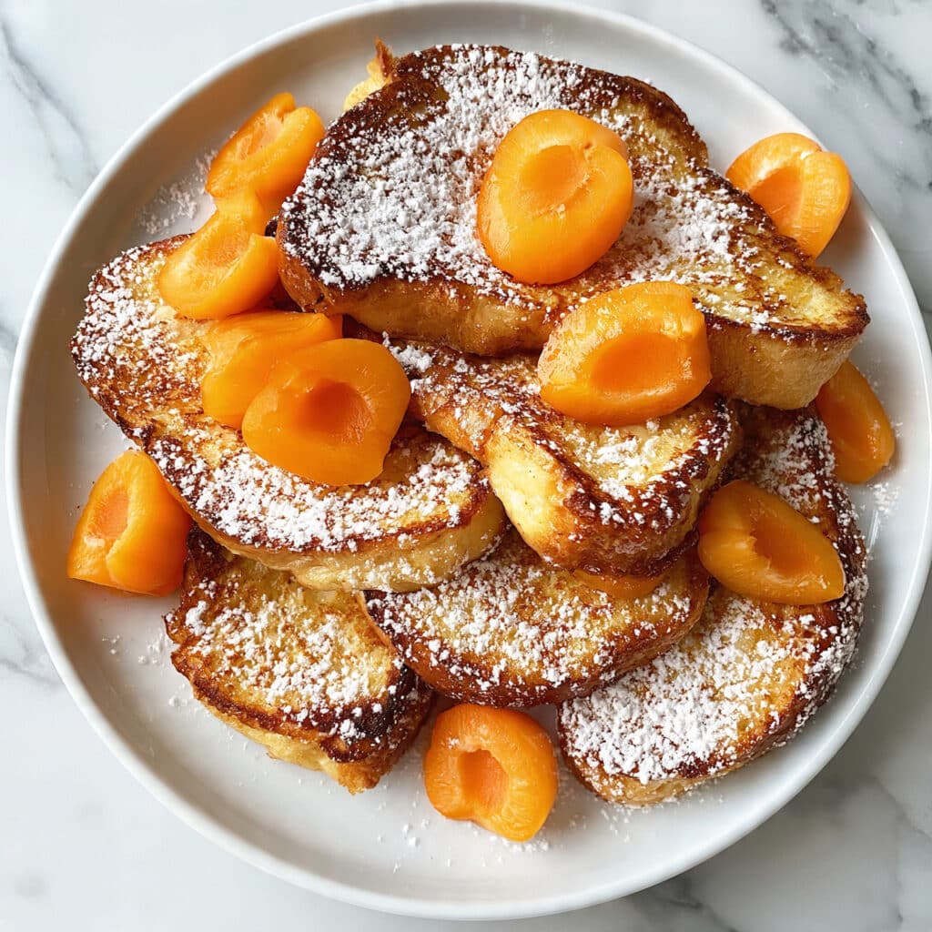Peach Cobbler Toast Recipe