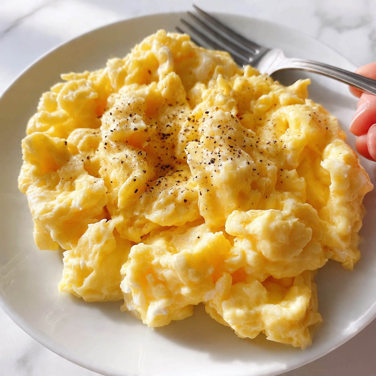 Fluffy Scrambled Eggs Recipe