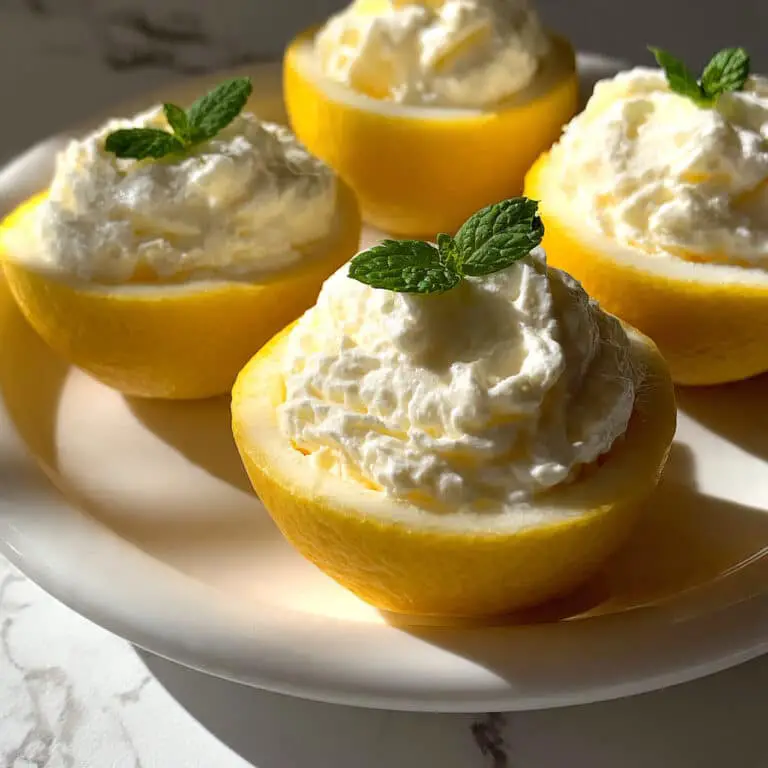 Lemon Mousse Cups Recipe