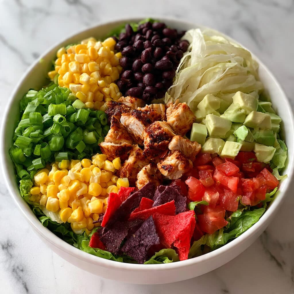 Healthy BBQ Chicken Chopped Salad Recipe