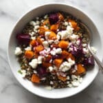 Lentil Salad with Roasted Vegetables and Lemon Vinaigrette Recipe
