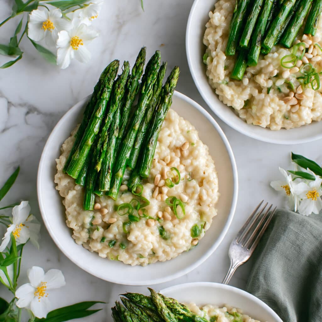Vegan Asparagus Risotto Recipe