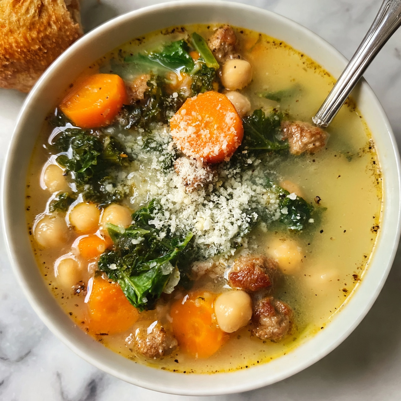 Cozy Chickpea and Kale Soup Recipe