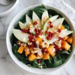 Roast Pumpkin Pear Salad with Maple Balsamic Vinaigrette Recipe