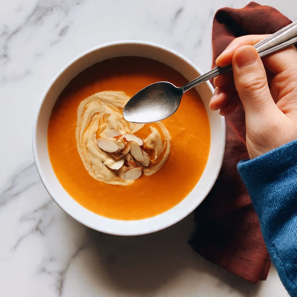Spiced Pumpkin and Apple Soup Recipe