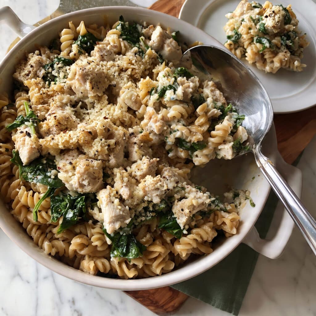 Creamy Garlic Parmesan Chicken with Spinach Recipe