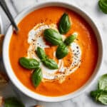 Creamy Tomato Basil Soup Recipe
