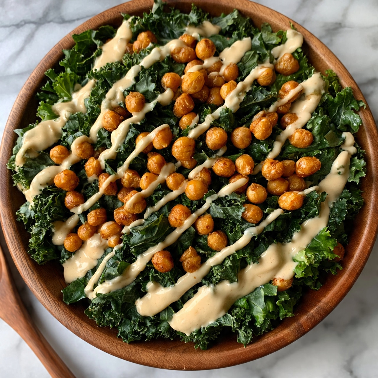 Kale Pasta Caesar Salad Recipe