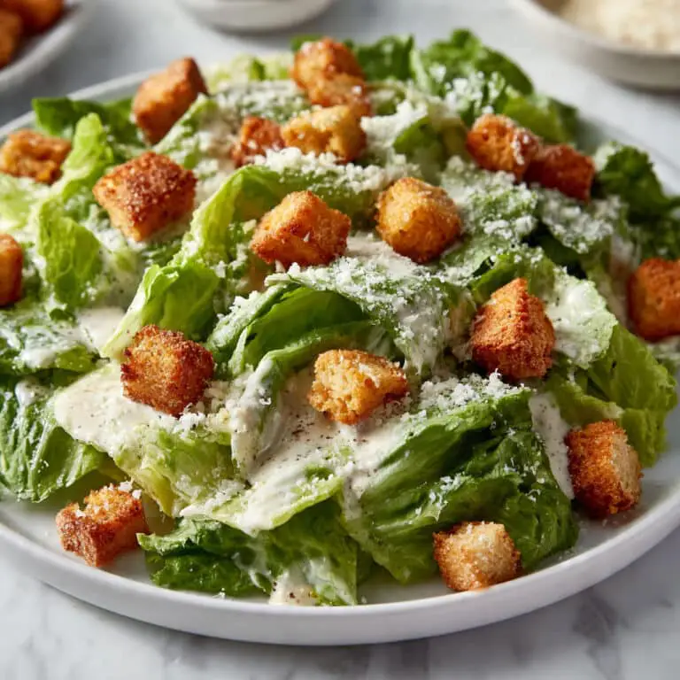 Smoky Caesar Salad with Grilled Lemons and Homemade Croutons Recipe