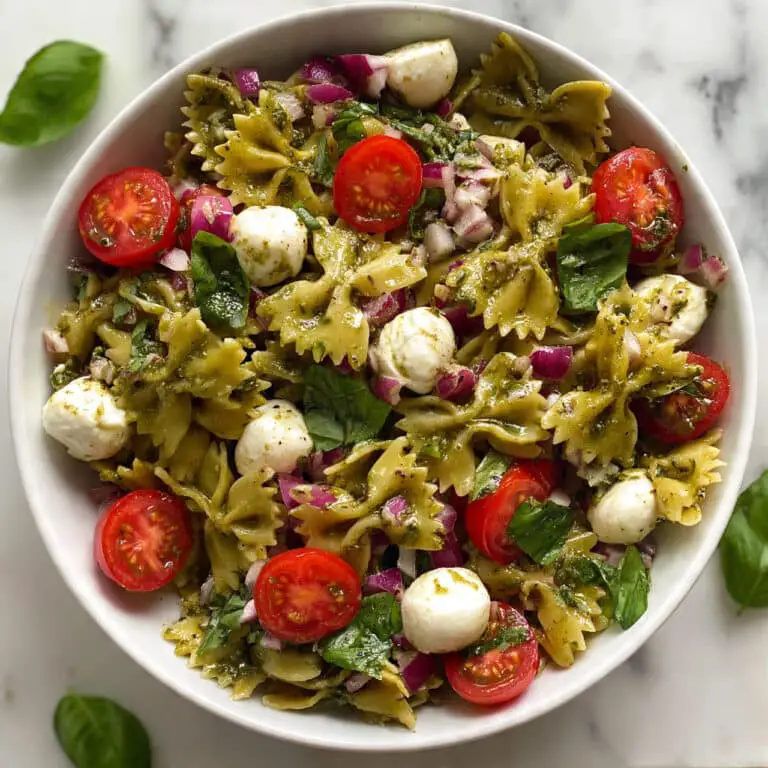 Fresh Caprese Pasta Salad Recipe
