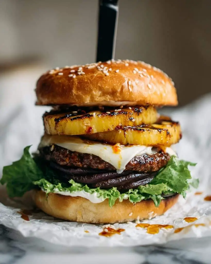 Hawaiian Teriyaki Burgers Recipe