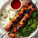 Healthy BBQ Chicken Skewers Recipe