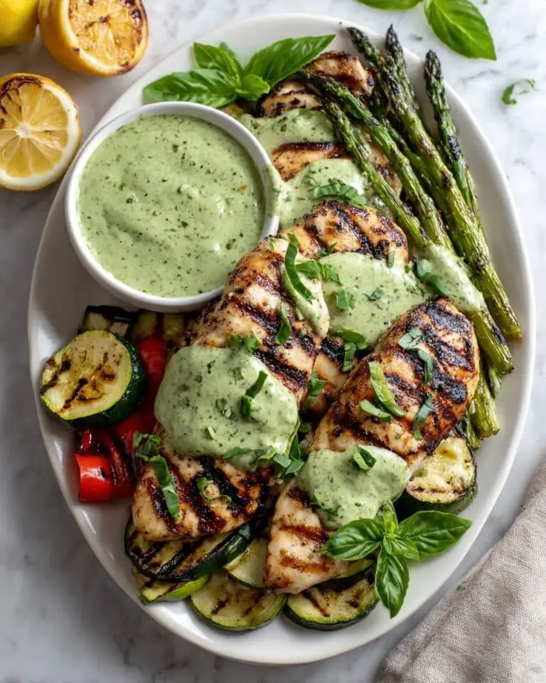 Lemon Pesto Grilled Chicken Recipe