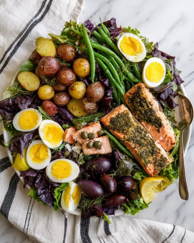 Wild Salmon Niçoise Dinner Salad Recipe