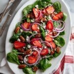 Strawberry Spinach Salad with Almonds Recipe