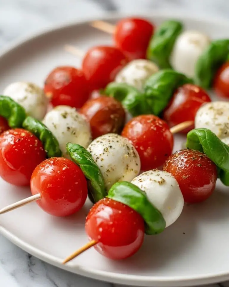 Flavorful Caprese Salad Skewers Recipe