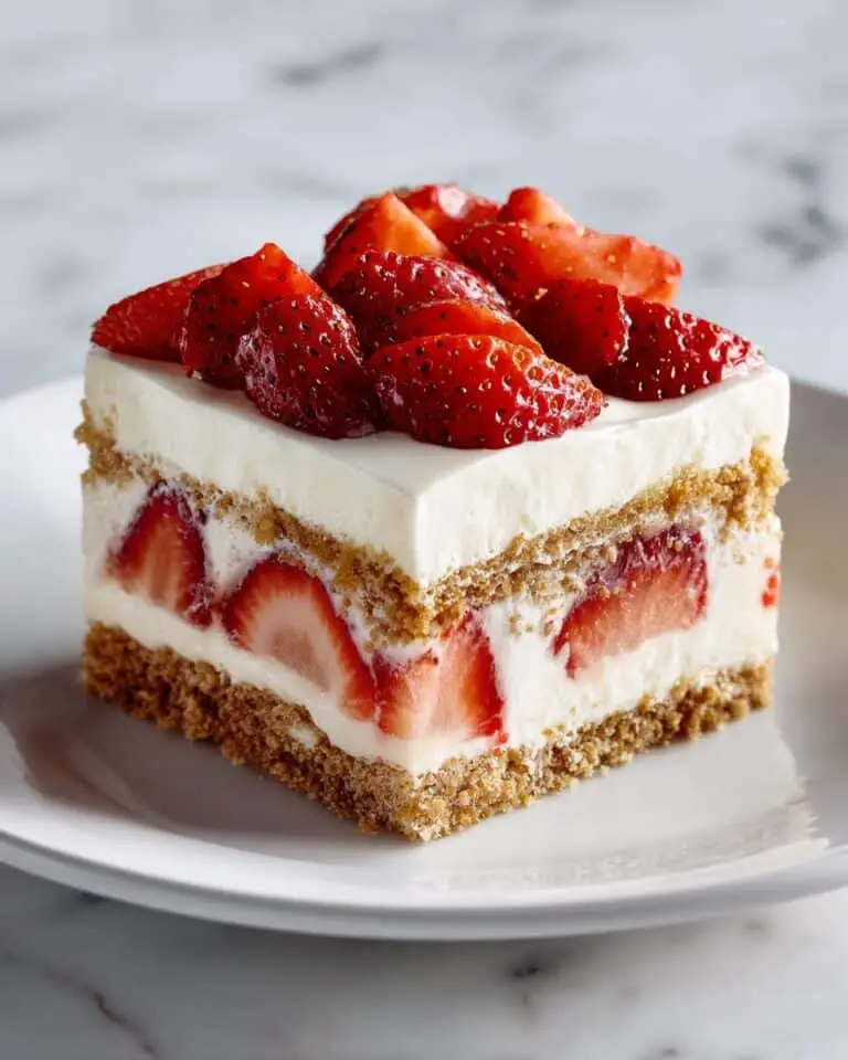 Strawberry Shortcake Icebox Cake Recipe