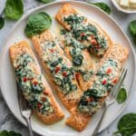 Mediterranean Stuffed Salmon Recipe