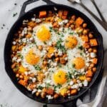 Chickpea Hash with Crispy Potatoes and Vegetables Recipe