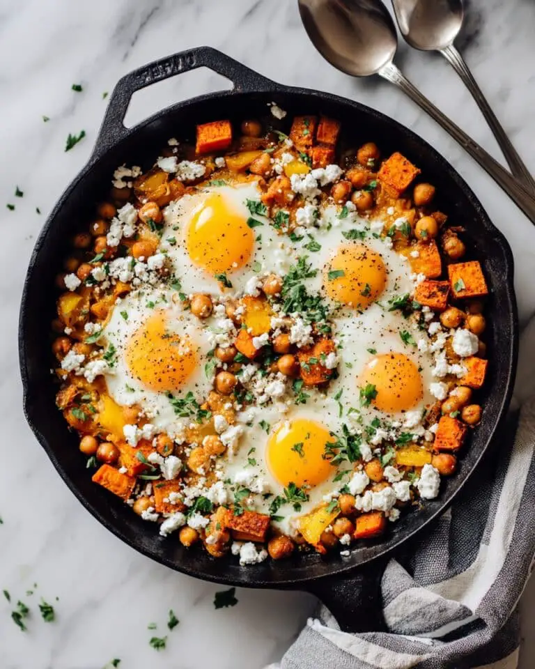 Chickpea Hash with Crispy Potatoes and Vegetables Recipe