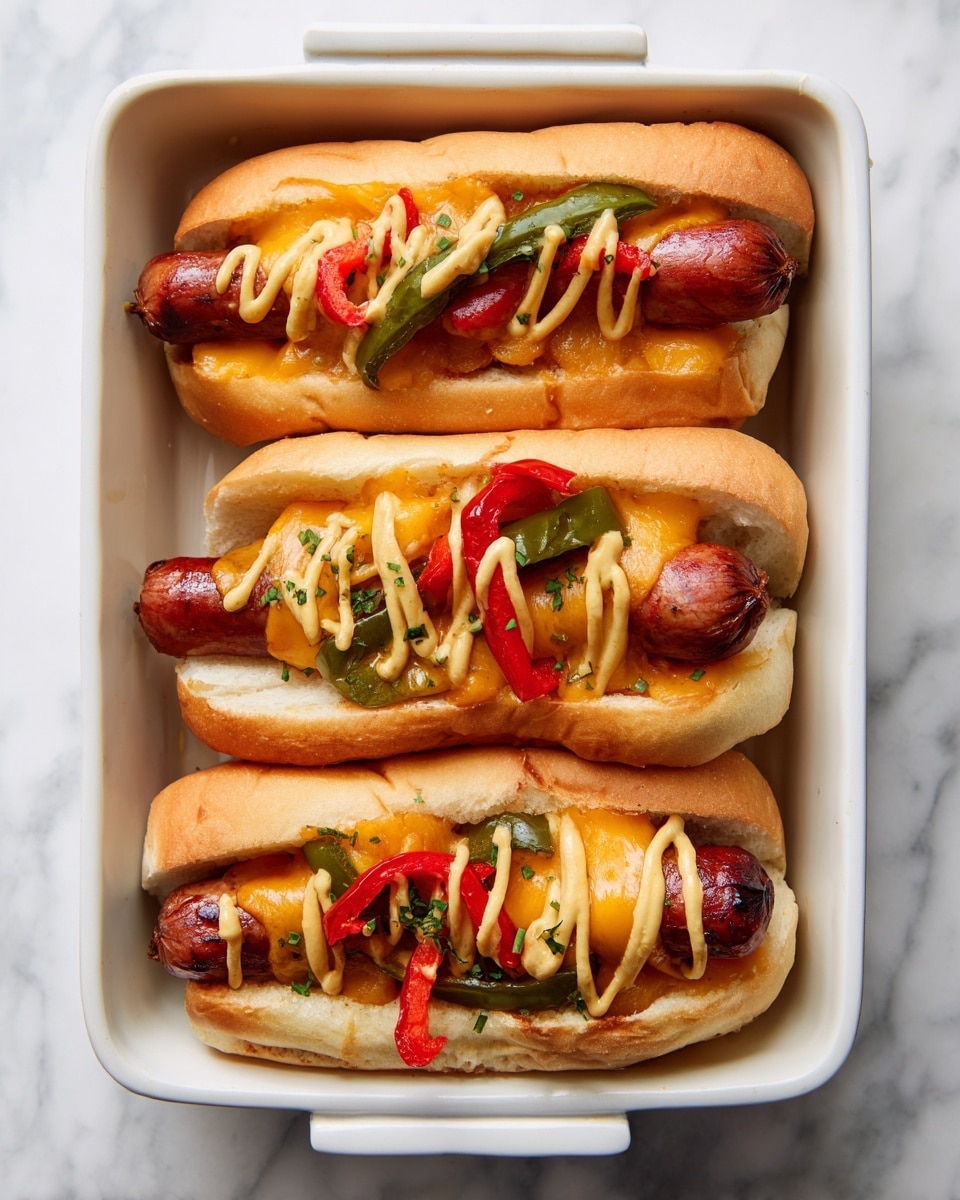 Brats with Peppers and Onions Recipe