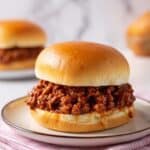 Homemade Sloppy Joes with Ground Beef and Tomato Sauce Recipe