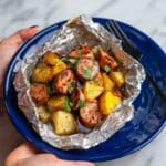 Kielbasa and Potato Foil Packets Recipe