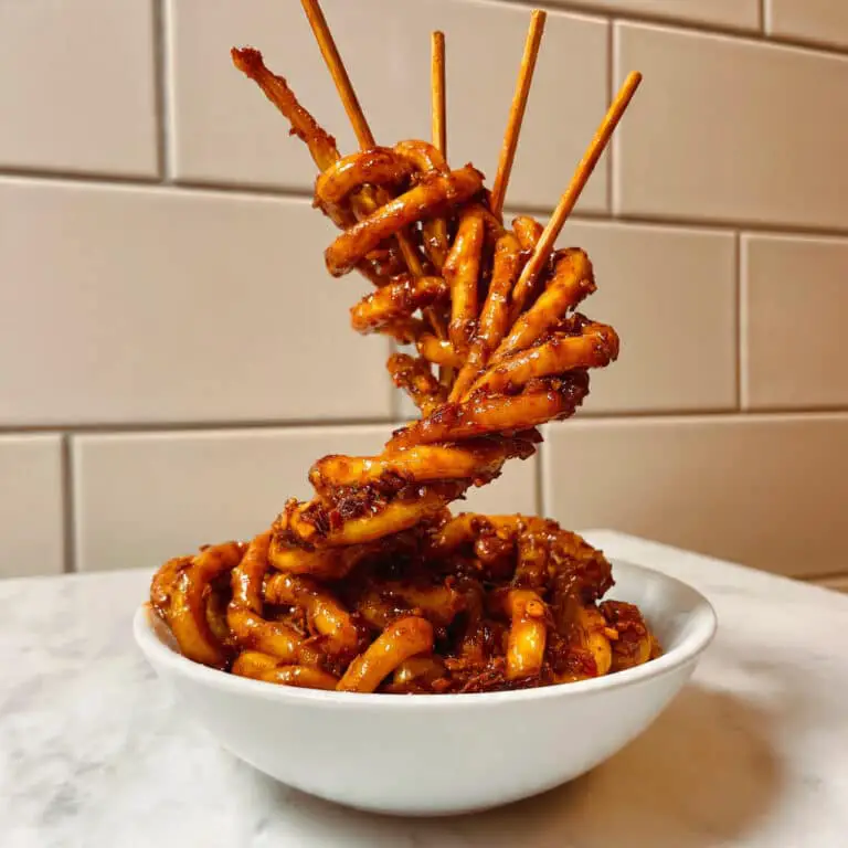 Spicy Potato Noodles Recipe