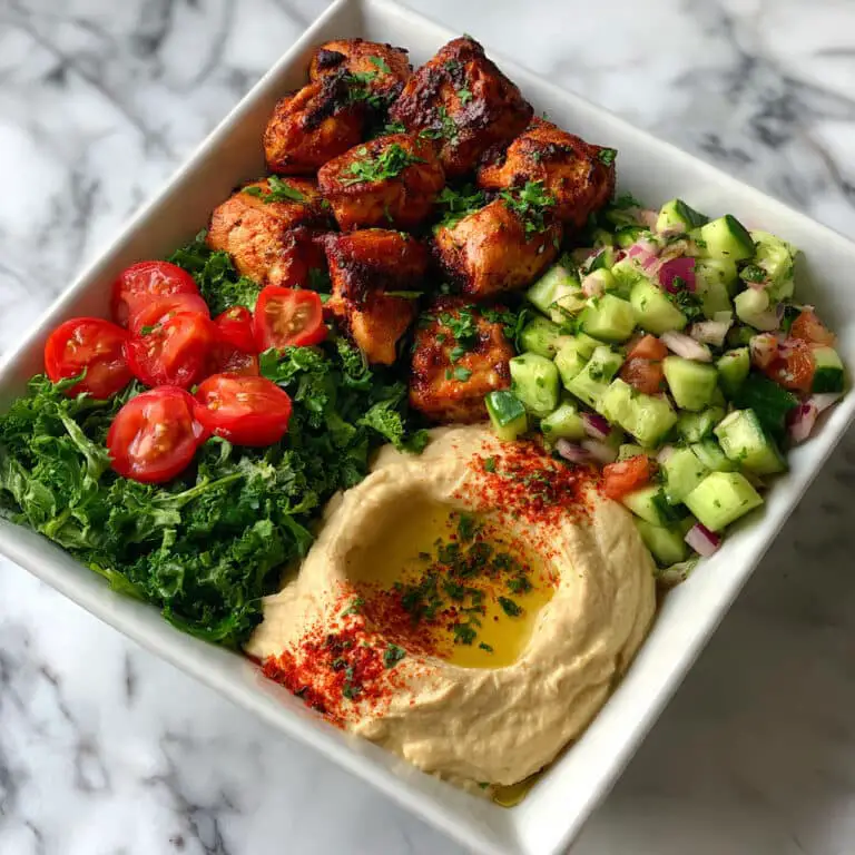 Lemon Chili Grilled Chicken Bowls with Fresh Cucumber Salad Recipe