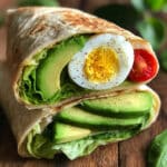 5-Minute Egg Avocado Wrap Recipe