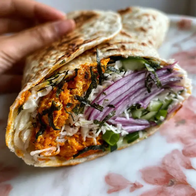 Korean BBQ Chicken Wraps Recipe
