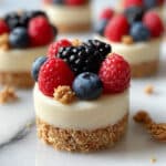 Frozen Yogurt Granola Cups with Berries Recipe