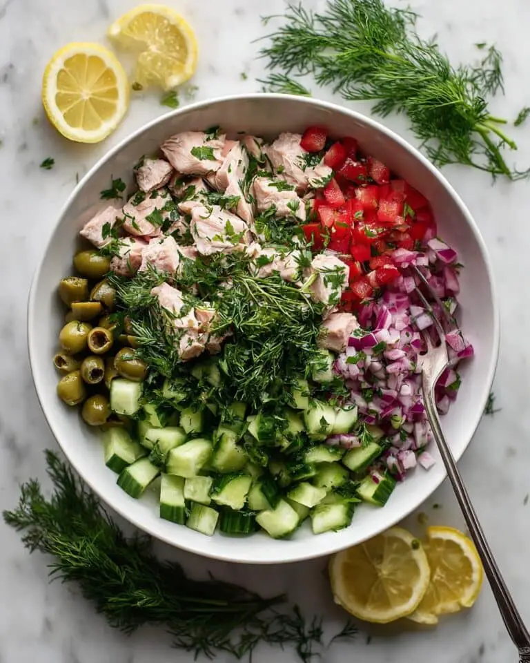 Mediterranean Tuna Salad Plates Recipe