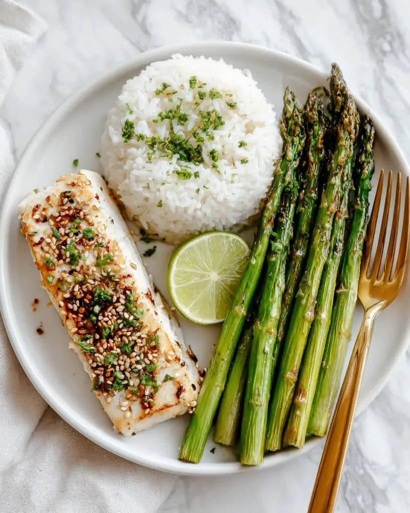 Grilled Tilapia with Asparagus Recipe