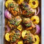 Sheet-Pan BBQ Pineapple Chicken Recipe