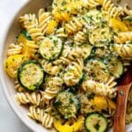 Garlic Parmesan Summer Squash Pasta Recipe