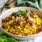 Spicy Corn Carbonara Recipe