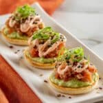 Spicy Tuna Avocado Tostadas Recipe