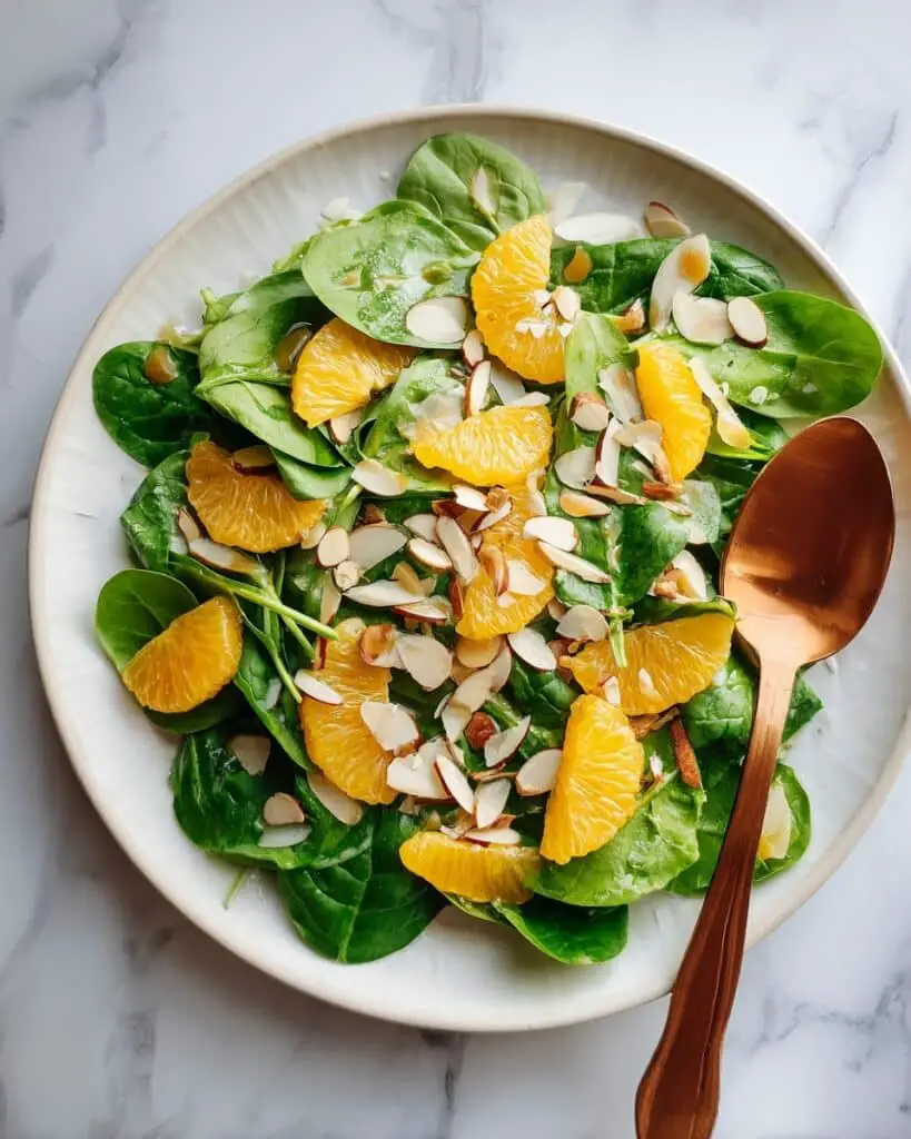 Mandarin Salad with Citrus Vinaigrette and Toasted Almonds Recipe