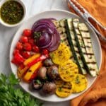 Grilled Vegetables with Herbs and Lemon Recipe