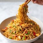Quick & Easy Spicy Chicken Lo Mein Recipe