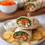 Instant Pot Buffalo Chicken Wraps Recipe