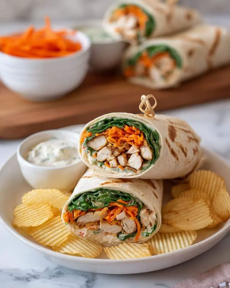 Instant Pot Buffalo Chicken Wraps Recipe