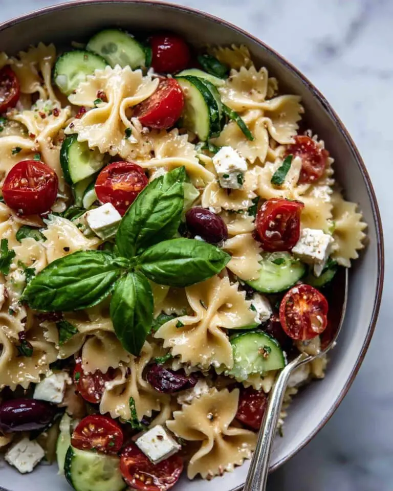Quick & Easy Mediterranean Pasta Salad Recipe