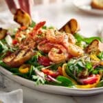Sticky Barbecued Prawn Salad Recipe