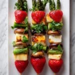Halloumi & Strawberry Skewers Recipe