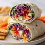 Rainbow Salad Wrap Recipe